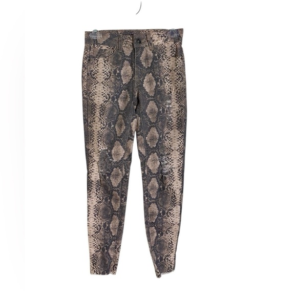 Python Print Skinny Jeans - Picture 2 of 14